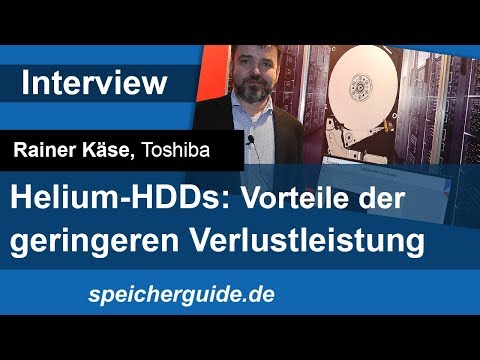Helium-HDDs: Vorteiler der geringeren Verlustleistung - Rainer Kaese, Toshiba