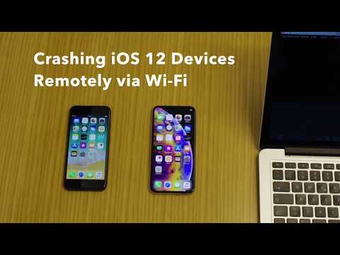 Crashing iOS 12 Devices Remotely via Wi-Fi (CVE-2018-4368)