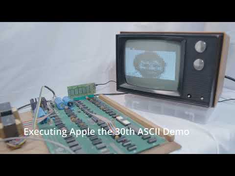 Apple-1 Computer with Rare 'Byte Shop' Wooden Case - A High-Grade, Fully Functional Example
