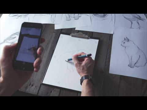 SketchAR for iPhone. Start drawing easily using augmented reality