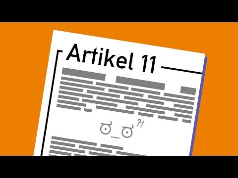 Artikel 11 und Linksteuern in langsam