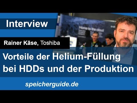 Vorteile der Helium-Füllung bei HDDs &amp; der Produktion - Rainer Kaese, Toshiba