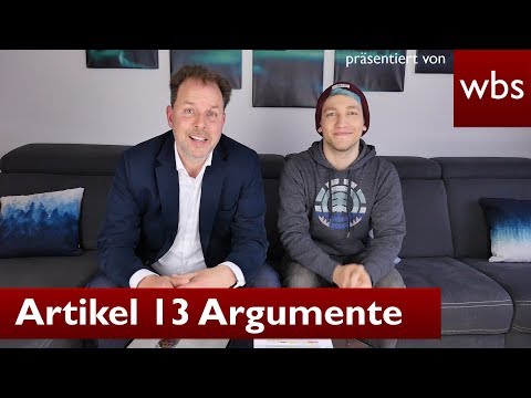 Artikel 13: Argumente der Befürworter widerlegen - Mit Rezo | Rechtsanwalt Christian Solmecke