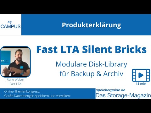 Fast LTA Silent Bricks - Modulare Disk-Library für Backup &amp; Archiv