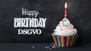 Happy Birthday DSGVO shutterstock 363560876