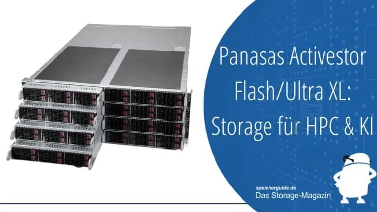 Panasas Activestor Flash/Ultra XL: Storage für HPC & KI