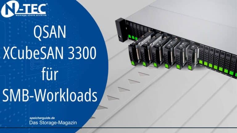 QSAN XCubeSAN XS3300: SAN-Storage mit optimalen Preis-Leistungs-Verhältnis
