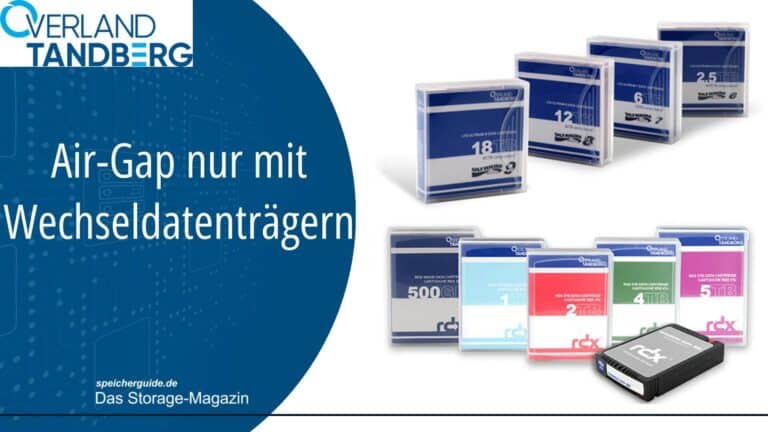RDX und LTO-Tape für flexible Einsatzbereiche der Datensicherung