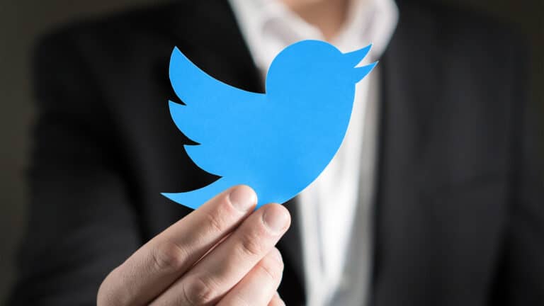 Twitter Geschäftsmann