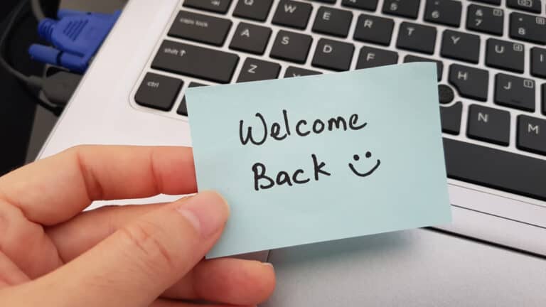Welcome back