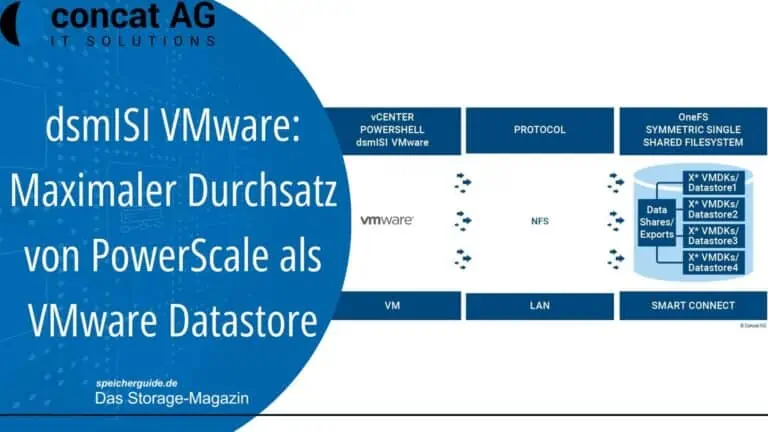 dsmISI VMware: Maximale Durchsätze von PowerScale als VMware Datastore