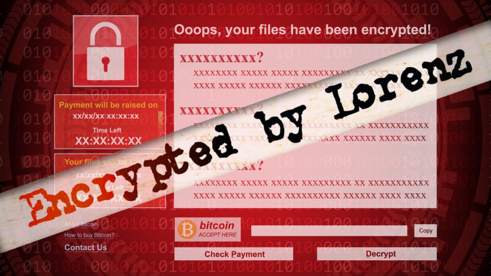 Encrypted by Lorenz Ransomware