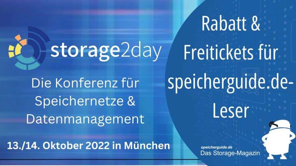 Storage2day 2022: Konferenz für Speichernetze & Datenmanagement