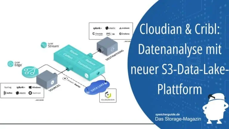 Datenanalyse: Cloudian & Cribl mit neuer S3-Data-Lake-Plattform