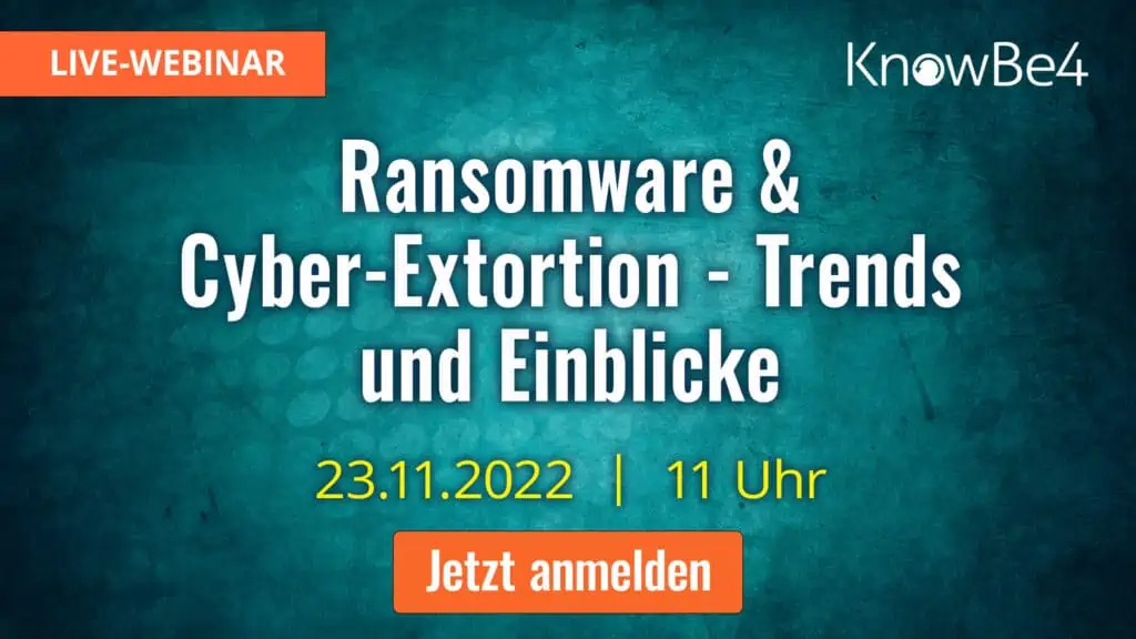 Webinar Ransomware & Cyber-Extortion