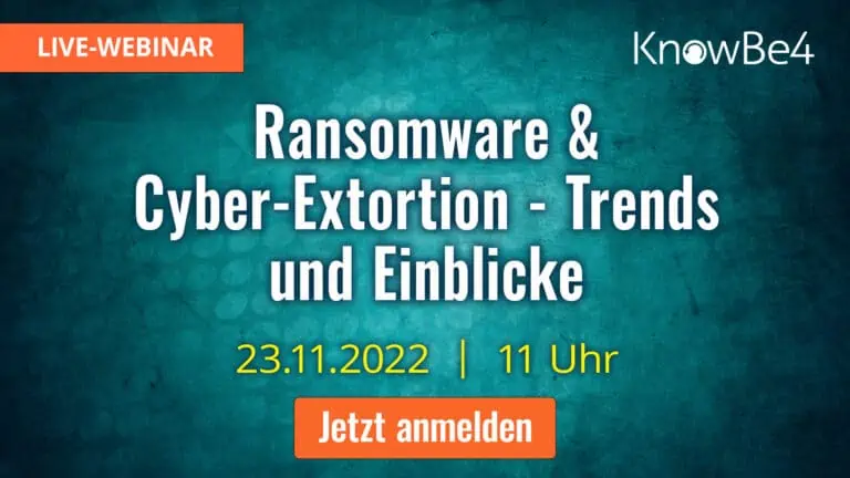 Webinar Ransomware & Cyber-Extortion