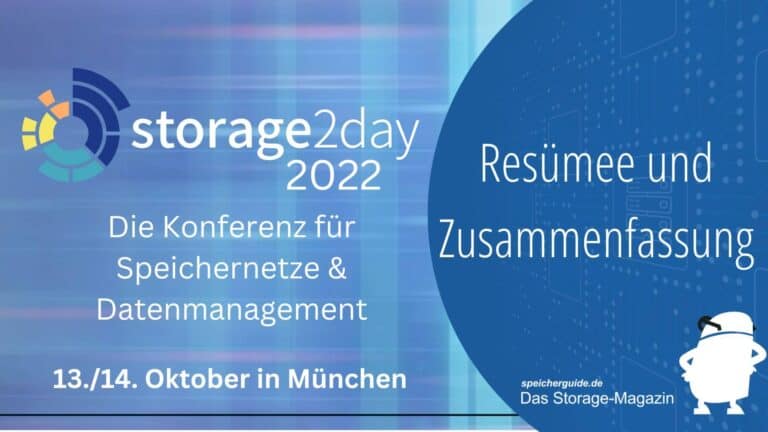 Storage2Day 2022: Resümee und Zusammenfassung