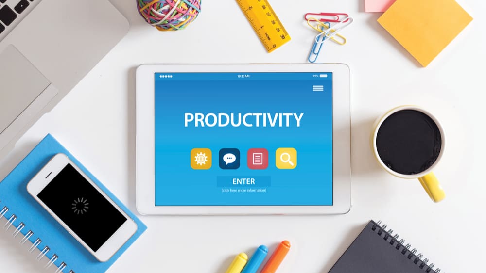 Technology and colleagues impact productivity in the office and at home