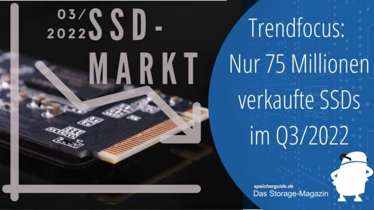 NAND-/SSD-Markt: Verkäufe im Q3/2022 rückläufig