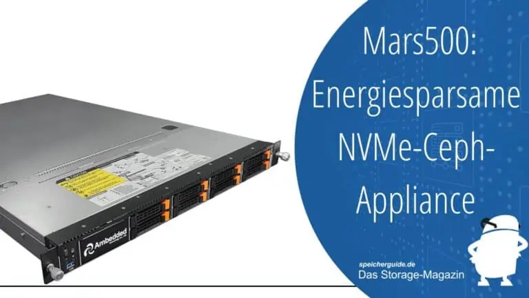 Ambedded Mars500: NVMe-Ceph-Appliance für Object-, File- & Block-Storage