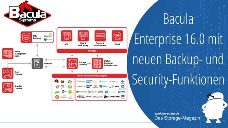 Bacula gilt als flexible Unternehmens-Software für Backup und Recovery