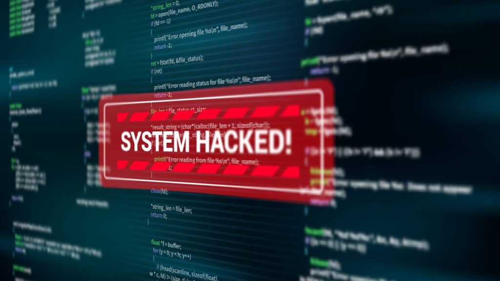 Hackerangriff, Cyberangriff, Hacked
