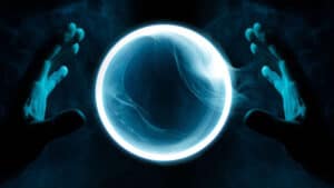 Kristallkugel, Blick