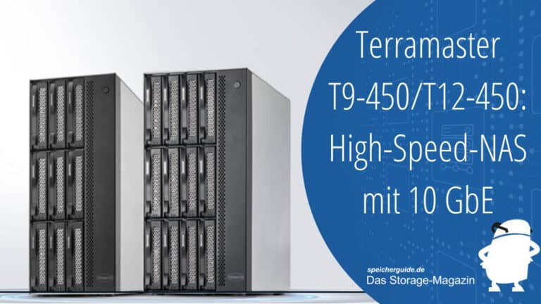 Terramaster T9-450/T12-450: High-Speed-NAS mit 10 GbE