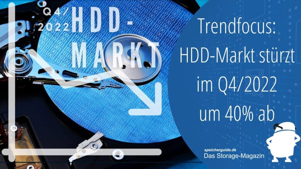 Trendfocus: HDD-Markt stürzt im Q4/2022 um 40 Prozent ab