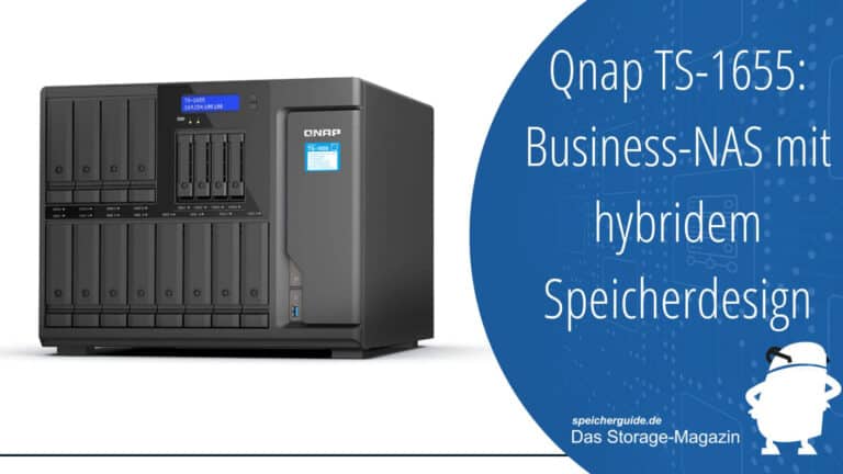 Qnap TS-1655: Business-NAS mit hybridem Speicherdesign