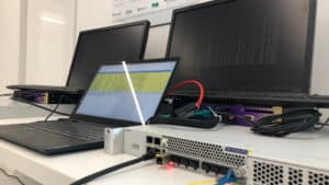 QuaSiModO Demonstrator auf dem PQC-Netzwerkevent des Fraunhofer AISEC am 27. Februar in Garching bei München