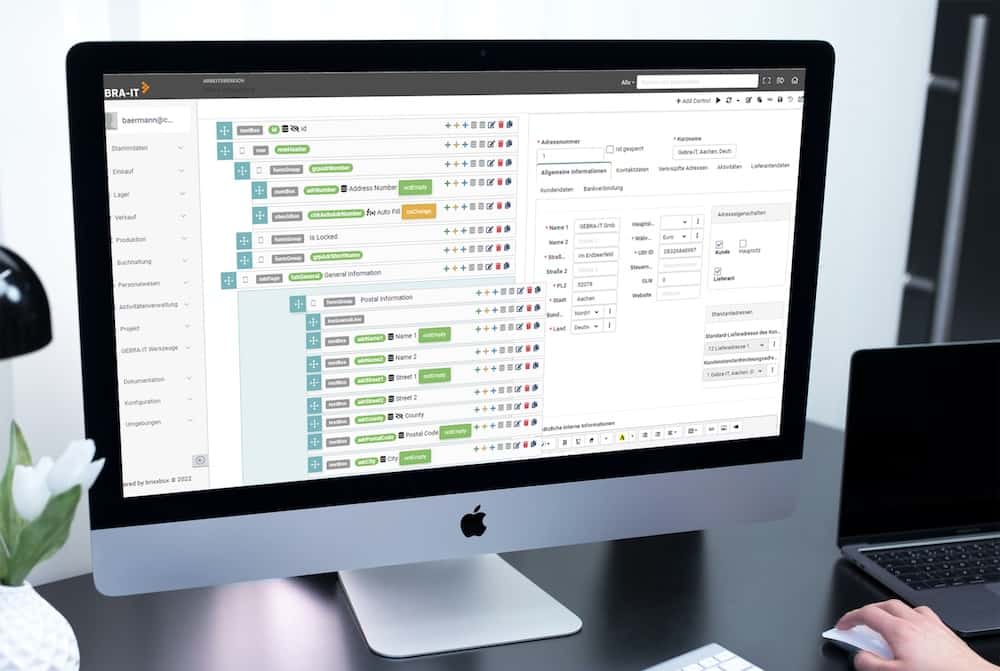 Softwareentwicklung per Drag & Drop. (Quelle: GEBRA-IT GmbH)