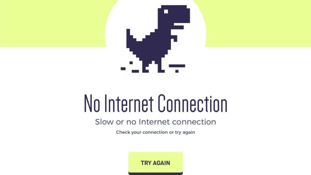 Kein Internet, Internet-Ausfälle
