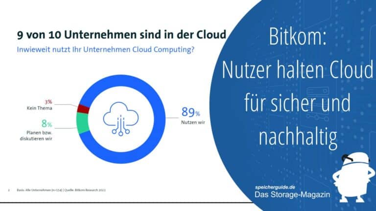 Bitkom: Nutzer halten Cloud für sicher und nachhaltig – und auch nicht