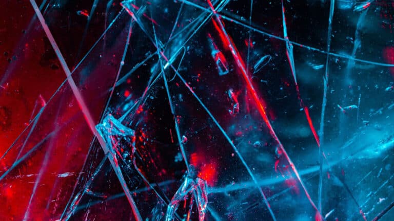 Malware Glas zerbrochen