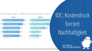 IDC: Kostendruck forciert Nachhaltigkeit