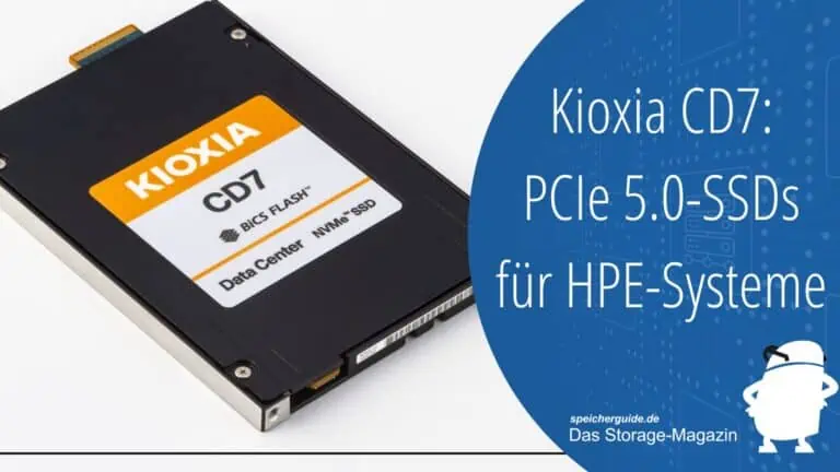 Kioxia CD7: PCIe 5.0-SSDs für HPE-Systeme