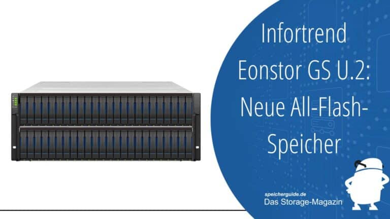 Eonstor GS U.2: Infortrend erweitert sein NVMe-All-Flash-Portfolio