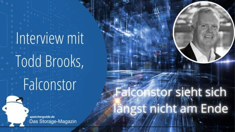 Hintergrundgespräch mit R. Todd Brooks, CEO, Falconstor