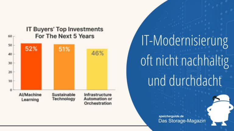 Pure Storage: IT-Modernisierung oft nicht nachhaltig und durchdacht