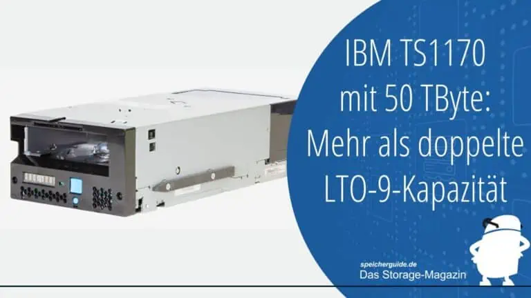 IBM TS1170-Tapes mit 50 TByte: Mehr als doppelte LTO-9-Kapazität