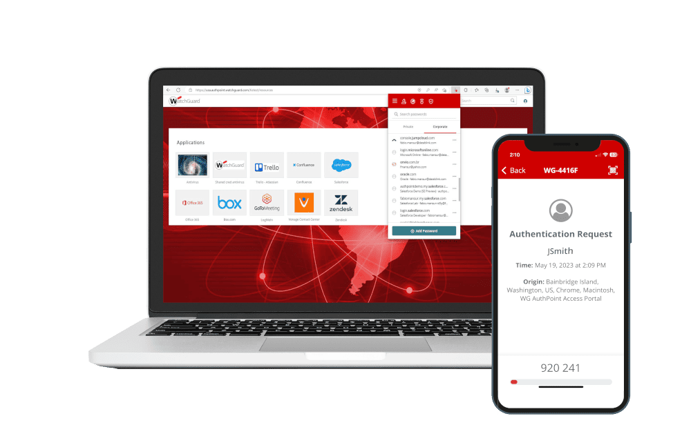 Identitäten absichern mit MFA und starken Passwörtern 1 MFA Mobile Laptop password manager