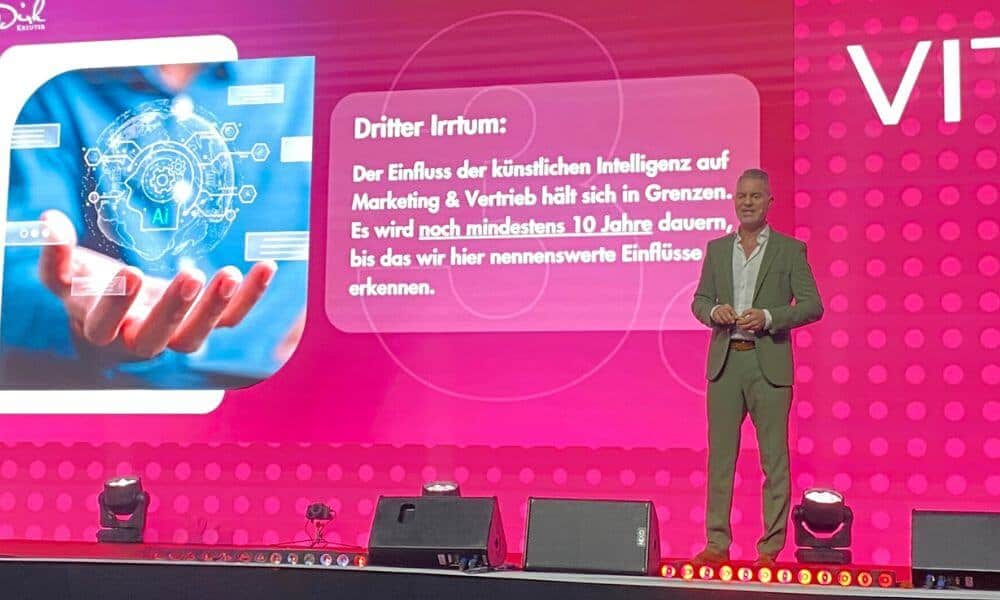 Dirk Kreuter: »Es ist ein Irrtum zu glauben, der Einfluss von KI auf Vertrieb und Marketing halte sich noch auf Jahre in Grenzen.«