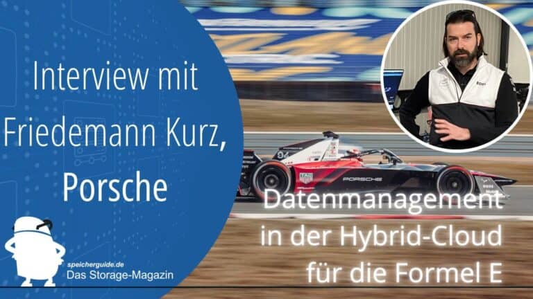 Porsche: Datenmanagement in der Hybrid-Cloud für die Formel E 1 Expertengespräch mit Friedemann Kurz, Leiter Motorsport IT Porsche