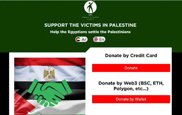 Support the victimes in Palestine