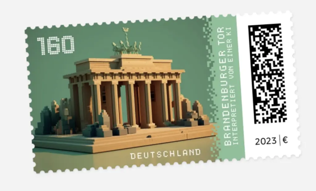 Krypto Briefmarke