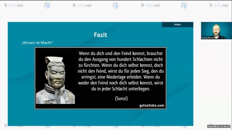 Threat Intelligence – Bedeutung, sinnvoller Einsatz und Limits 1 Thomas Uhlemann, Vortrag