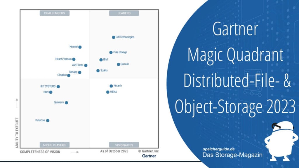 magic quadrant for distributed file systems and object storage 2023