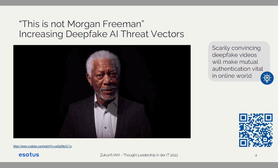 Deepfake: This is not Morgan Freeman