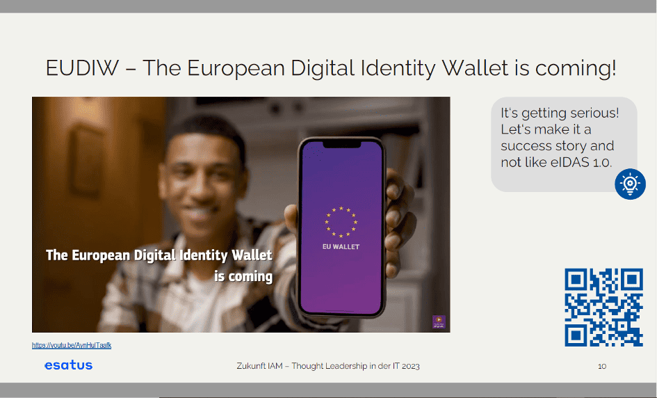 Thought Leadership: Haben traditionelle IAM-Systeme eine Zukunft? 2 EUDIW - The EU Digital Identity Wallet is coming